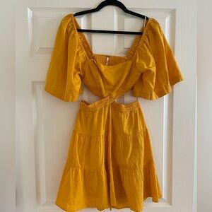 Free People Cross of Sunlight Mini Dress